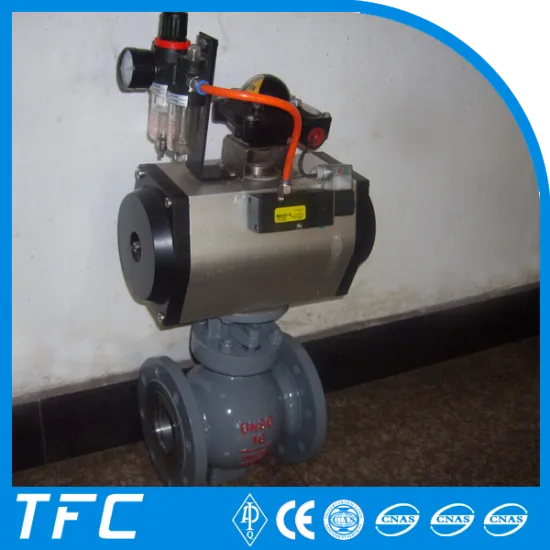 pneumatic operated floating ball valve