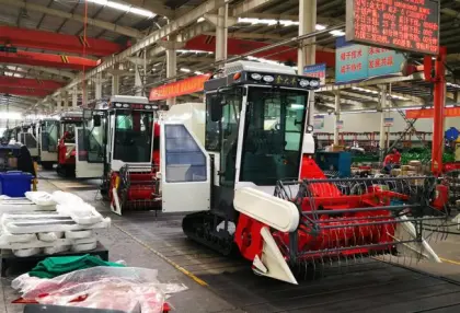 Automatic Big Rice Wheat Harvester - New Combine Harvester Price