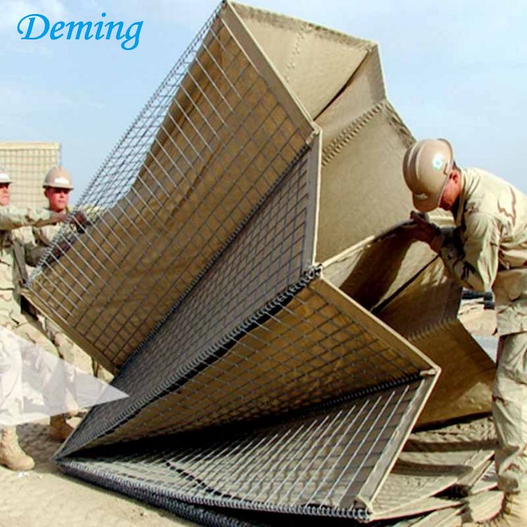 1.0m Height Galvanized Hesco Bastion Flood Barrier