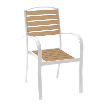 Factory Price Modern Outdoor Recycled Plastic Wood Dining Chairs
