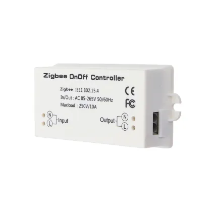 ZigBee Smart On/Off Switch Controller Compatible with Echo Plus, SmartThings, Tuya, eWeLink, Hue, zigbee2mqtt