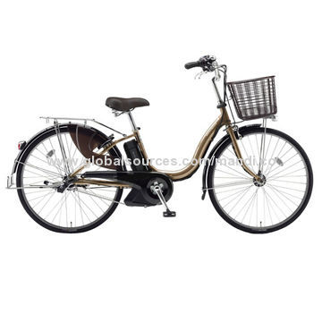 Electric assist bikes with crank drive motor, Shimano 6-speed gears