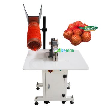 Hochwertige Orange Netted Bag Packing Machine: Zwiebel -Netto -Bag -Clipper und Zitronen -Knoblauch -Maschebag -Klippmaschine