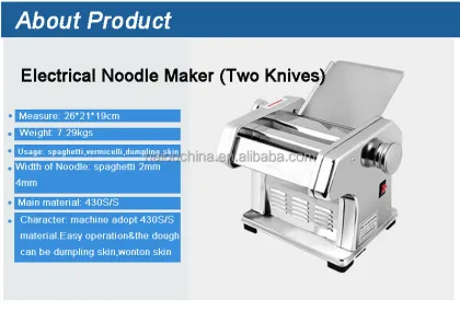 JCD-6 Wholesale Egg Rice Noodle Maker Machine