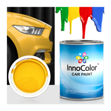 Pintura componente de un componente resistente a amarillentos para el renovado de automóvil