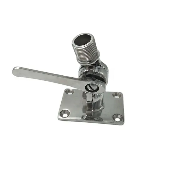 XINXING MARINE Stainless Steel 316 Antenna Base with Threaded Head