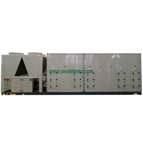 Packaged Rooftop Unit with Total Energy Recovery Wheels
