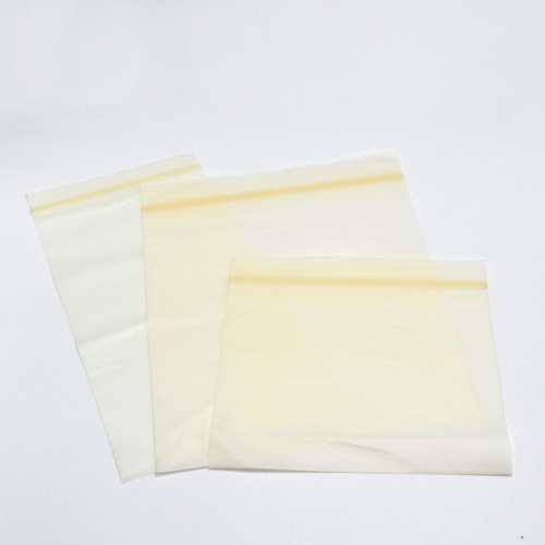 איטום עצמי מתכלה לשקיות אריזה עם רוכסן מתכלה