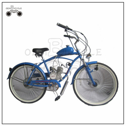 Venda Por Atacado 26 polegadas 50cc estilo de praia de gás de motores a motor ciclos / gás powered bicicletas à venda