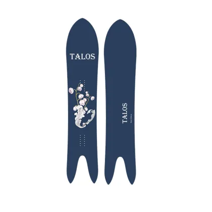 Custom Swallowtail Powder Snowboard