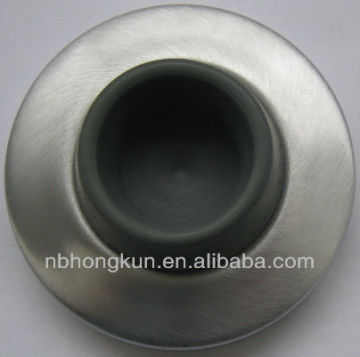 Wall mounted door stop, Wall bumper (w/rubber bumper)