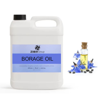 Olio di semi di borragine puro biologico al 100% pressato a freddo di grado cosmetico per cosmetici sanitari. Spedizione veloce in tutto il mondo