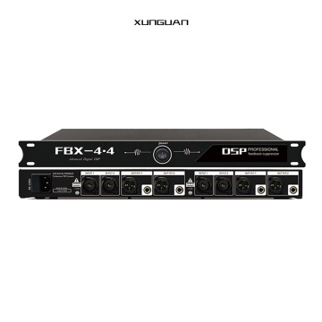 FBX4.4 Karaoke DSP Feedback Suppressor voor theater/podium/conferentie/KTV