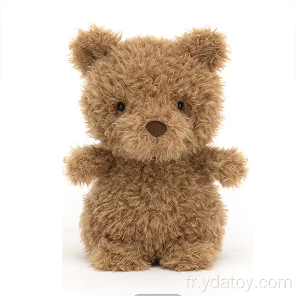 Mignon en peluche petit oreiller d'ours brun