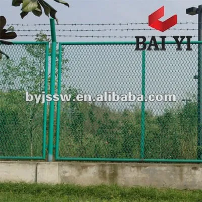 Antirust Paint Sprayed Expanded Metal Mesh Used As Fence, Direct Factory, Different Hole Size Available