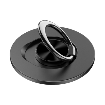 2-in-1 Zinc Alloy Magnetic Flexible Mobile Phone Ring Holder & 3-Finger Cellphone Stand: Multi-functional Smartphone Ring Holder