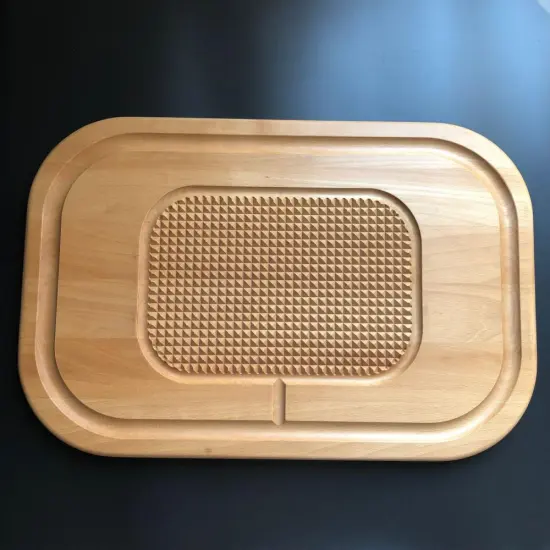 Large wooden chopping board