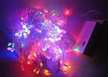 Free shipping Christmas sale 100 LED 10m 220V Colorful Christmas light string holiday light for christmas decoration