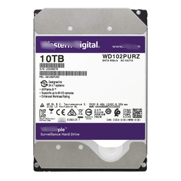 WD102PURZ 10TB Surveillance Class Purple HDD - In Stock