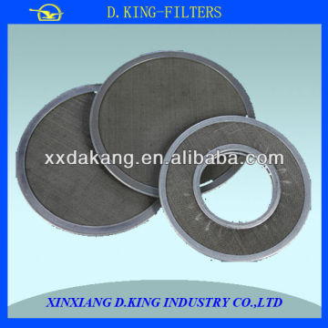 Stainless steel leaf disc filter