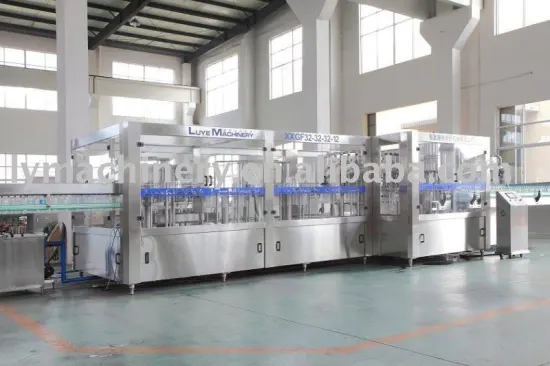 Juice & tea monoblock filling machine