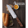 Couteau Santoku en acier inoxydable de 7 pouces