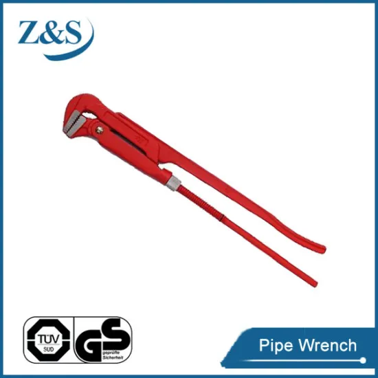 90 Degree Light Duty Swedish Type Pipe Wrench ZS209