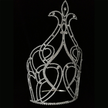 Venta al por mayor Flower Tiara Pageant Crowns