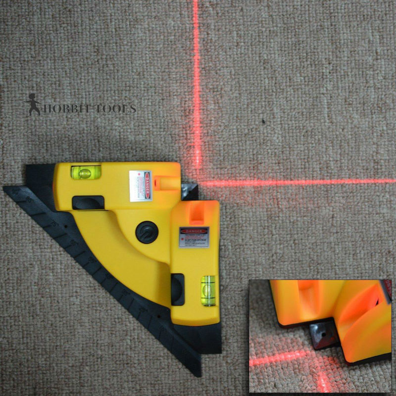 Wholesale 2colors Right Angle 90 Degree Vertical Pro Vertical Horizontal nivel laser level Line Projection Square Level