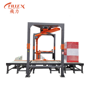 Full Automatic Top Pressure Forklift Rotary Arm Pallet Film Stretch Wrapping Packing Machine