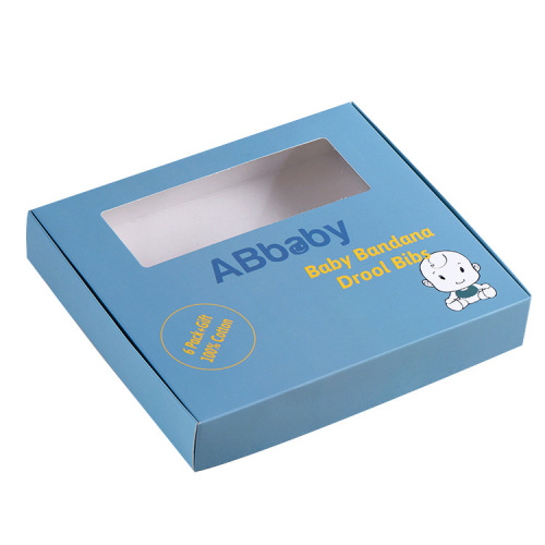 Custom Baby Clothes Packaging Shipping Box With Window