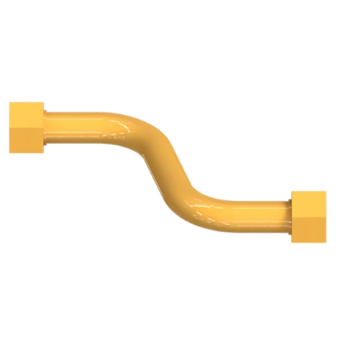 Mine dump truck 789G steel pipe assembly 423-4942, brake valve connection pipe 4234942