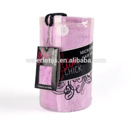 China supplier quick dry coral fleece hair drying cap dry hair hat