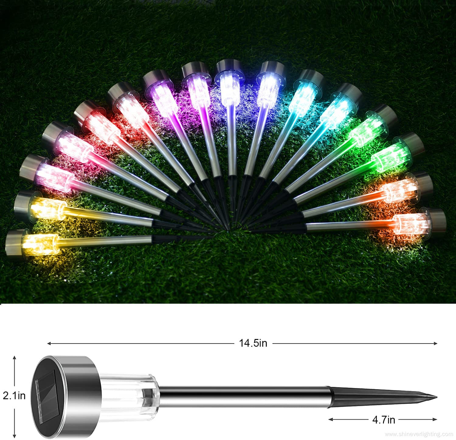 Solar Powered Outdoor Garden Stake Lights