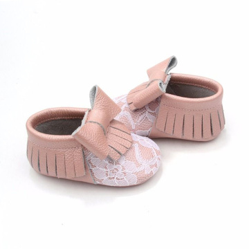 Phong cách mới Bền chắc cá tính bằng da trẻ em Moccasins