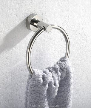 Modern Brass Bathroom Towel Ring - New Design Single Wall Hung Anti-Rust Decoration