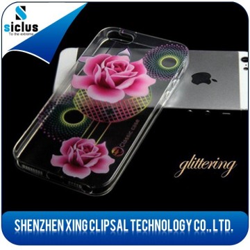Hot Selling Customized TPU Rubber Gel Transparent Soft Case for iPhone 6