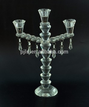 Customized crystal candle holder wedding centerpieces