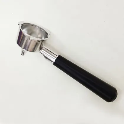 58mm E61 Wooden Handle Delonghi Naked Stainless Steel Bottomless Espresso Machine