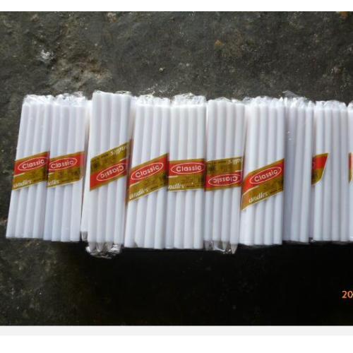 Excellent quality white pillar candle