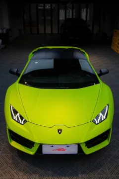 Ultimate Flat Yellow Lime Car Vinyl Wrap