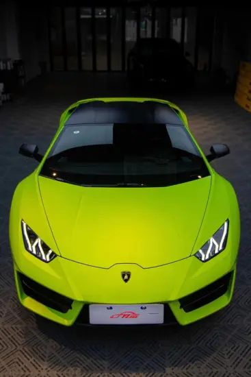 Satin Ultimate Flat Florescent Yellow Car Wraps