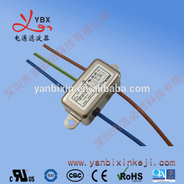 Manufacturer 220V 3A single phase low pass noise Emc emi Filter
