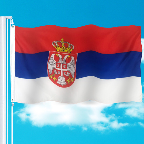 3*5ft Polyester Serbia Flag With Brass Grommets Banner
