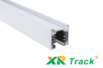 Aluminum Lighting Track 4 Wires Square Track Rail