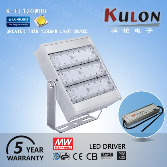 CE UL rated outdoor 120w led security flood lights