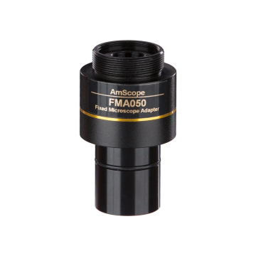 AmScope 0.5X Magnification Reduction Lens Adapter for C-Mount Cameras