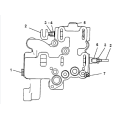 Bulldozer D6E valve assembly 1P-6591/1P6591