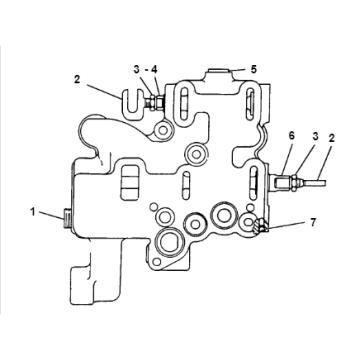 Bulldozer D6E valve assembly 1P-6591/1P6591