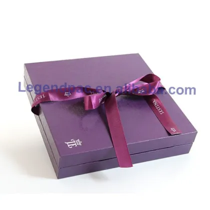 high end professional purple jewelry packaging
